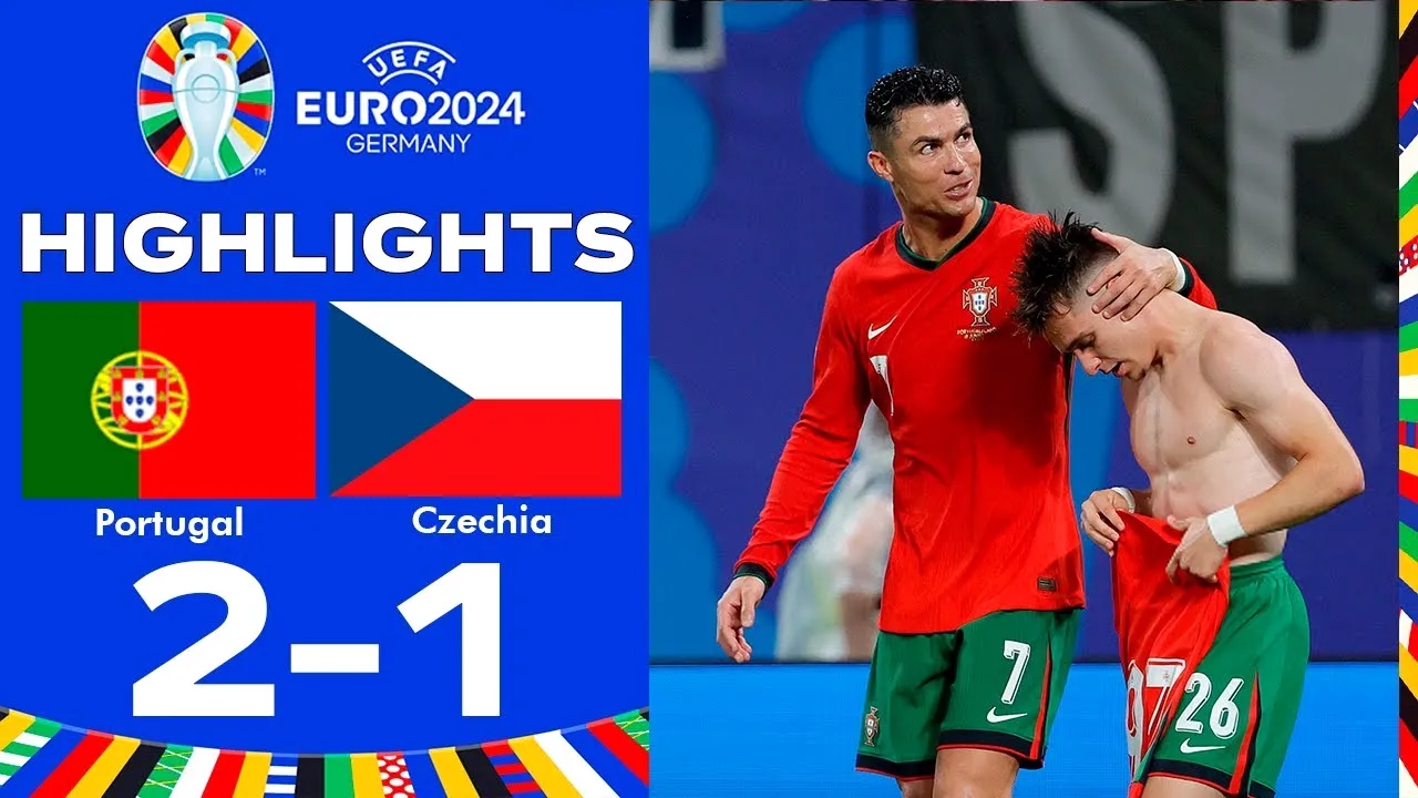 ไฮไลท์ฟุตบอลยูโร 2024 นัดเดือด 19 มิถุนายน 2567 โปรตุเกสพลิกชนะสาธารณรัฐเช็กสุดมันส์ 2-1 ประตู ดูเต็ม ๆ ที่ dooball168hd.com