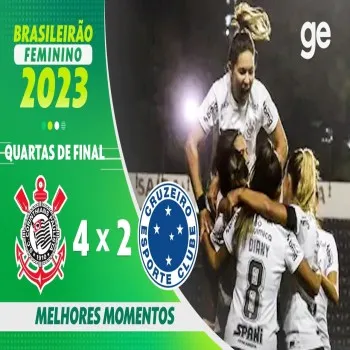 ไฮไลท์ฟุตบอลจาก dooball168hd.com ศึก Brasil Women Tournament 2023 โครินเธียนส์ (หญิง) บุกเชือด ครูไซโร่ (หญิง) 4-2 สุดมันส์