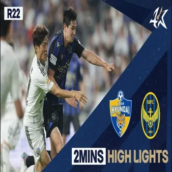 ห้ามพลาด ไฮไลท์ฟุตบอลศึกเคลีก เกาหลีใต้ 2023 อินชอน ยูไนเต็ด บุกชนะ วุลซาน ฮุนได 2-1