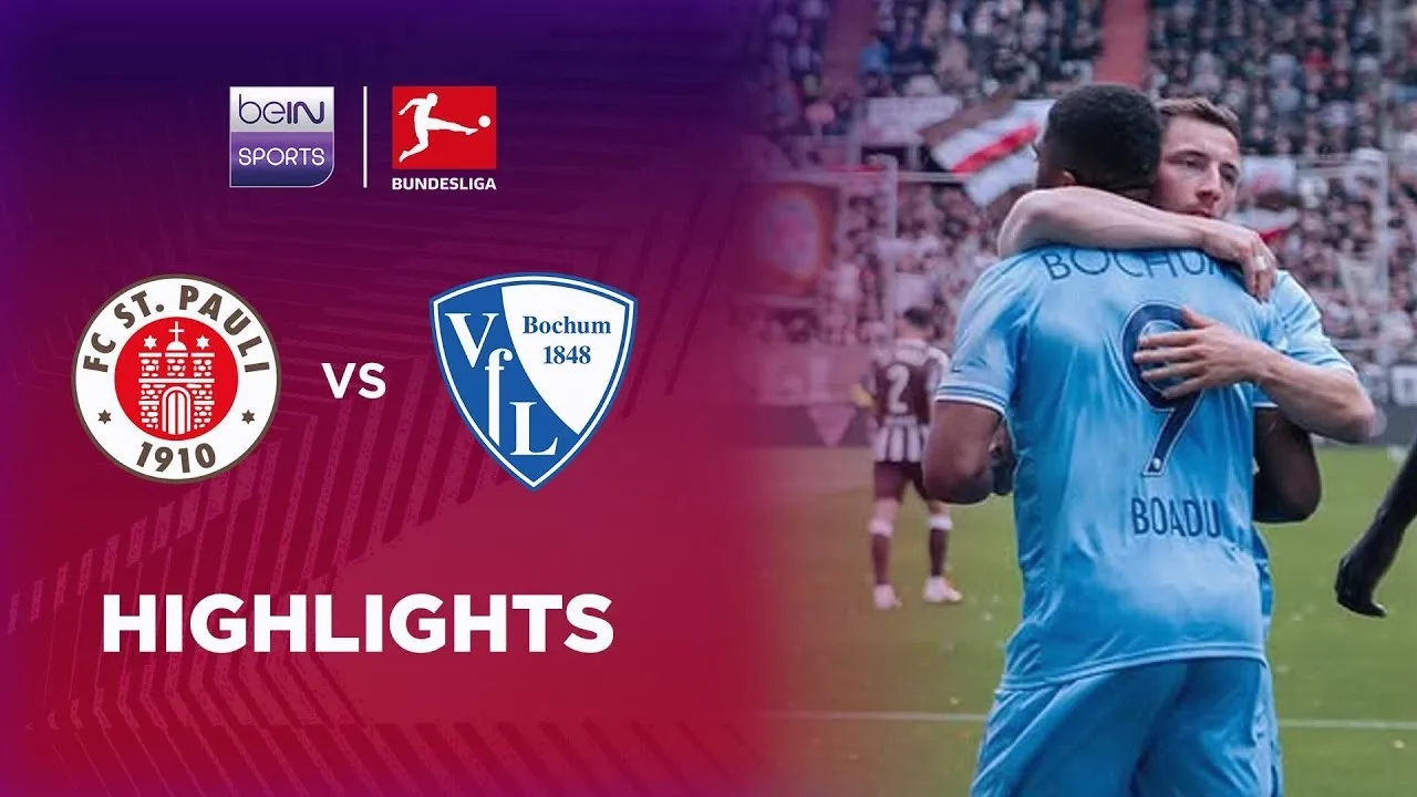ไฮไลท์ฟุตบอล โบคุ่ม บุกตุ้น ซังต์ เพาลี 2-0 เก็บสามแต้มบุนเดสลีก้า เยอรมัน 18/05/2568