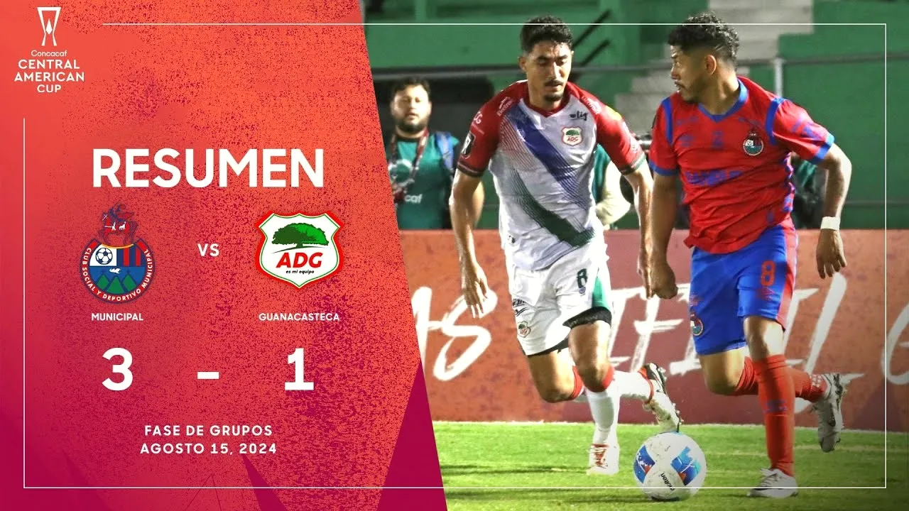 ไฮไลท์บอลคัพ เซนทรัล อเมริกา 2024 ซีเอสดี มูนิชิปัล ถล่ม กัวนาคาสเตก้า 3-1 16 สิงหาคม 2567 dooball168hd.com