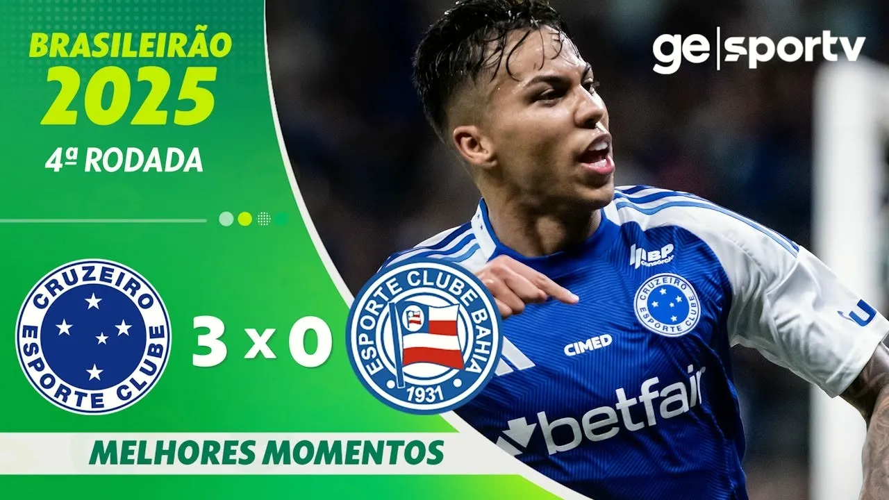 ครูไซโร่ถล่มบาเฮีย บีเอ 3-0 ศึกบราซิล ซีรี่ย์เอ 18 เมษายน 2568 ดุเดือดเดือด สกอร์ขาดลอย เกมลุ้นมันไม่ยั้ง