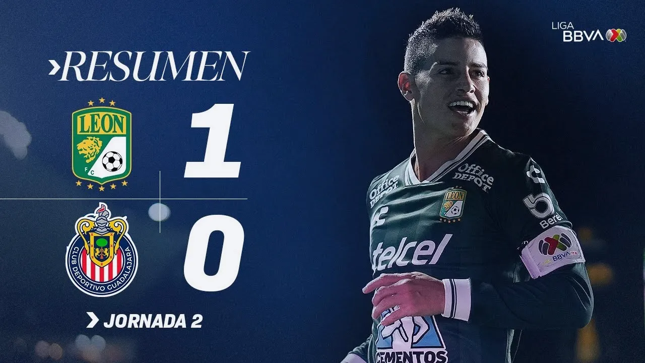 คลับ เลออน เฉือน ชีวาส กัวดาลาจาร่า 1-0 ศึกเม็กซิโก พรีเมร่า ดิวิชั่น ฤดูกาล 2025/26 วันที่ 20 กรกฎาคม 2568