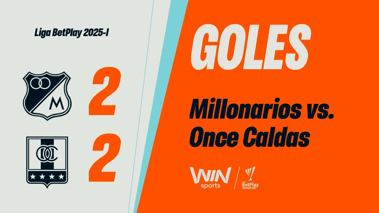 ไฮไลท์ฟุตบอล โคลัมเบีย พรีเมร่าเอ 2025 มิลเลียนนาริออส เสมอ อ็องเซ่ กัลดาส 2-2 วันที่ 12 มิถุนายน 2568