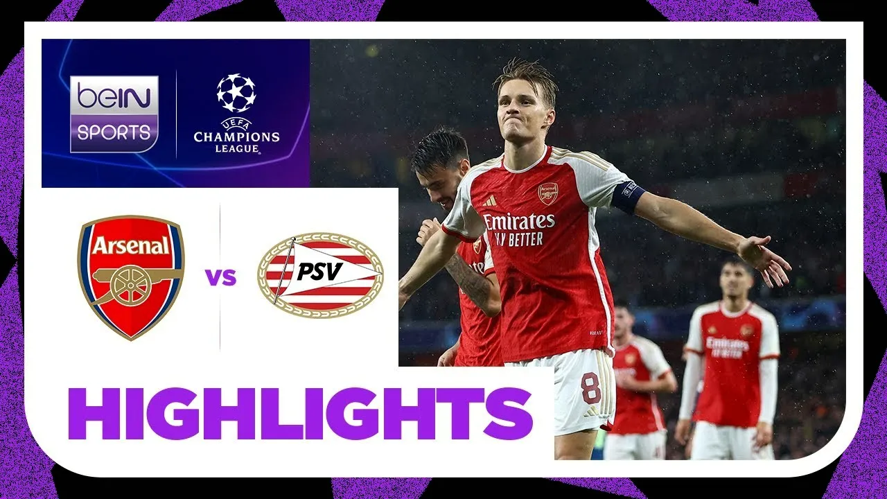 ดราม่าไฮไลท์ อาร์เซน่อล เปิดรังถล่ม พีเอสวี 4-0 ศึกยูฟ่าแชมเปียนส์ลีก รอบแบ่งกลุ่ม 21/09/2566 dooball168hd.com