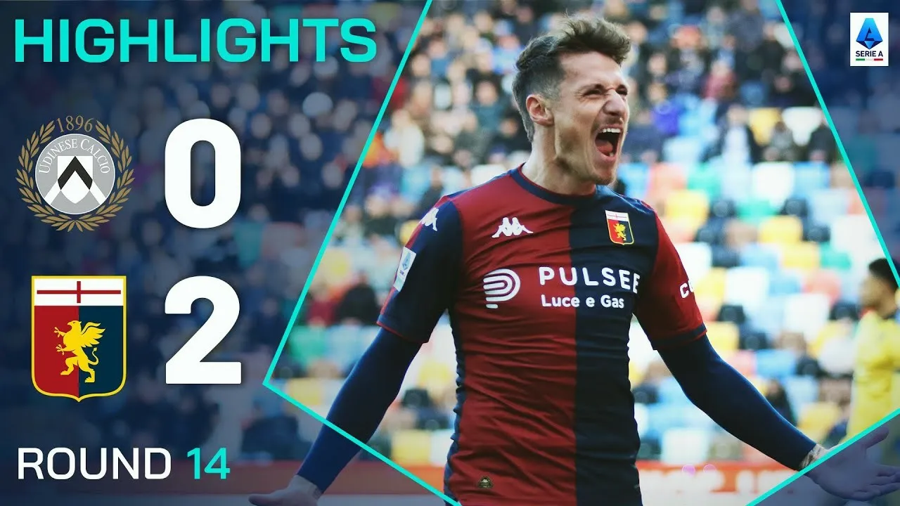 ไฮไลท์ฟุตบอล เจนัว บุกเฉือน อูดิเนเซ่ 2-0 คว้าชัยในศึกกัลโช่ เซเรียอา อิตาลี 2024/02/12/2567