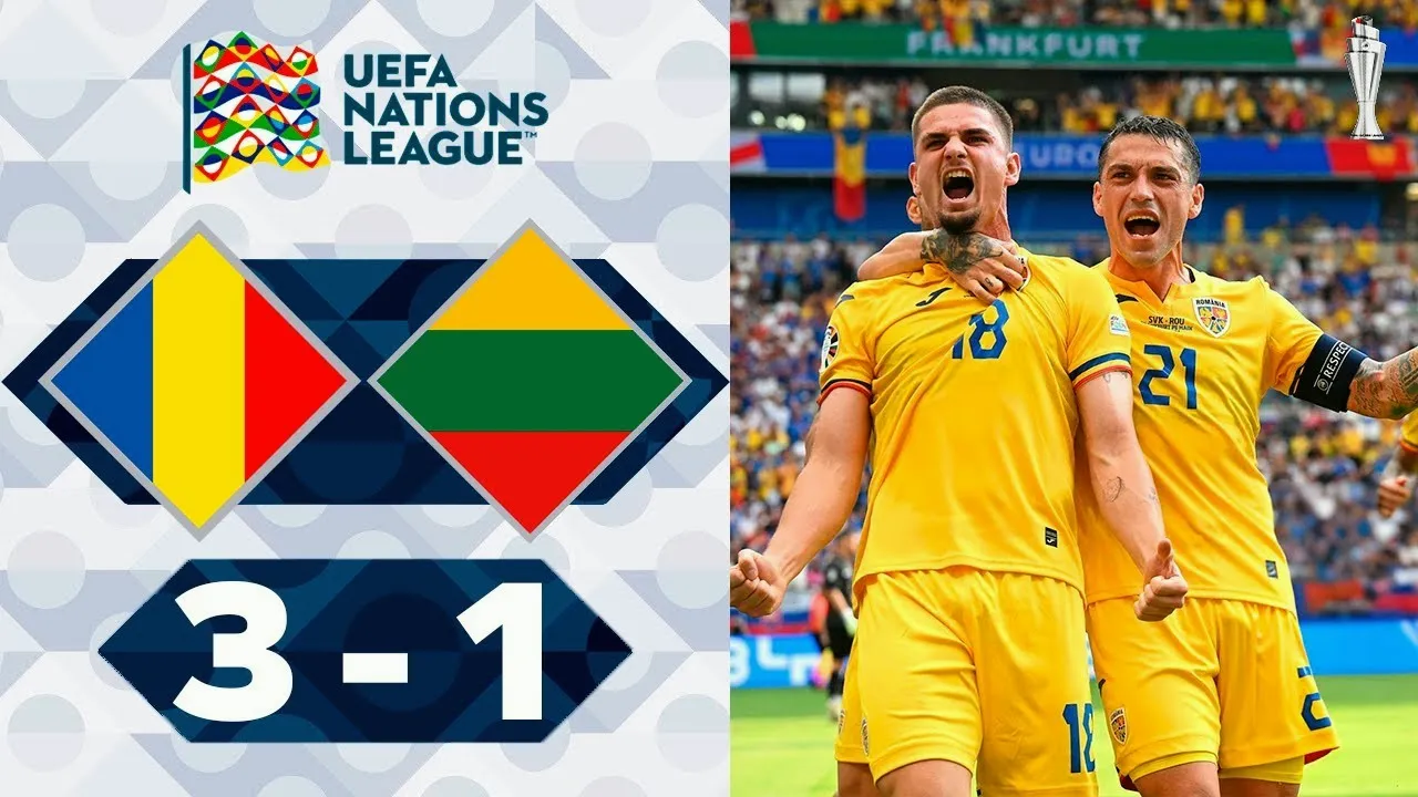 ไฮไลท์ฟุตบอล โรมาเนีย ชนะ ลิธัวเนีย 3-1 ยูฟ่า เนชั่นส์ ลีก 2024 เมื่อ 10 กันยายน 2567 ดูสดคลิปเต็มที่ dooball168hd.com