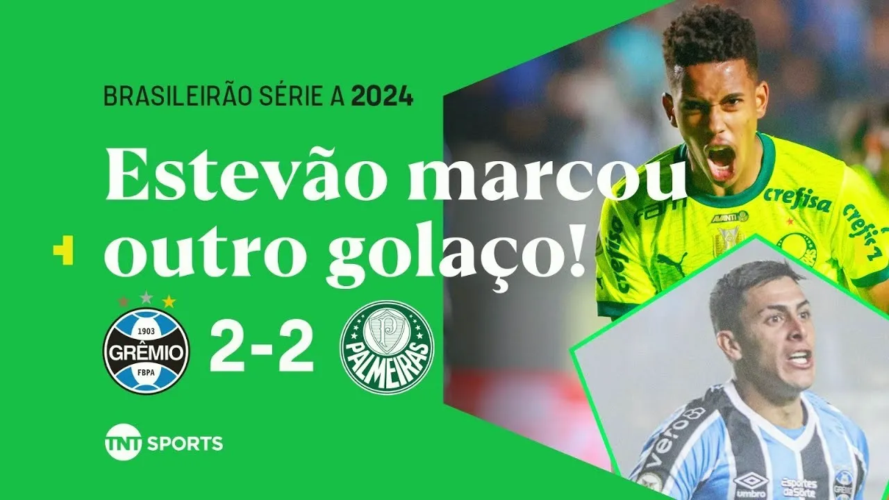 ไฮไลท์ฟุตบอลบราซิล ซีรี่ย์เอ 2024 เกรมิโอ ปอร์โต้ เสมอกับ พัลไมรัส 2-2 สนุกระทึกครบรส | dooball168hd.com 05/07/2567