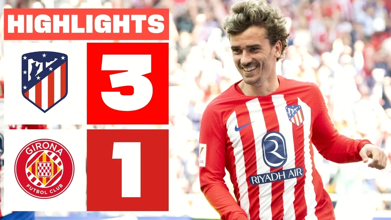 ดูไฮไลท์ฟุตบอล La Liga สเปน 14/04/2567 แอตเลติโก้ มาดริด เปิดบ้านเชือด คิโรน่า 3-1 เก็บสามแต้มสำคัญบนเว็บ dooball168hd.com