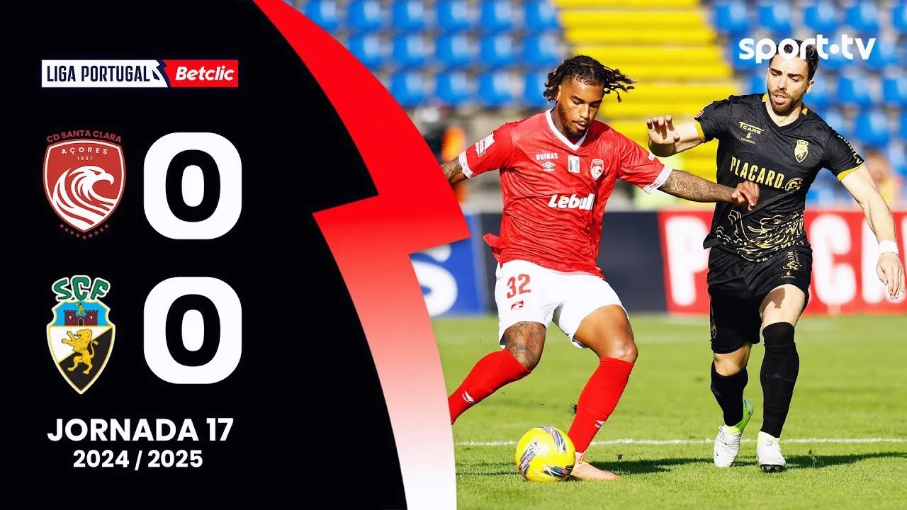 ไฮไลท์ฟุตบอล ลีกาโปรตุเกส ซานตาคลาร่า เสมอ ฟาเรนเซ่ 0-0 ไม่มีสกอร์ วันที่ 06/01/2568 ที่ dooball168hd.com