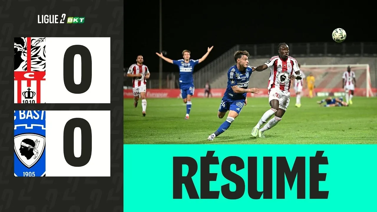 ไฮไลท์ฟุตบอลลีกเดอซ์ฝรั่งเศส อฌักซิโอ้เสมอไร้สกอร์บาสเตีย 0-0 วันที่ 4 ธันวาคม 2567