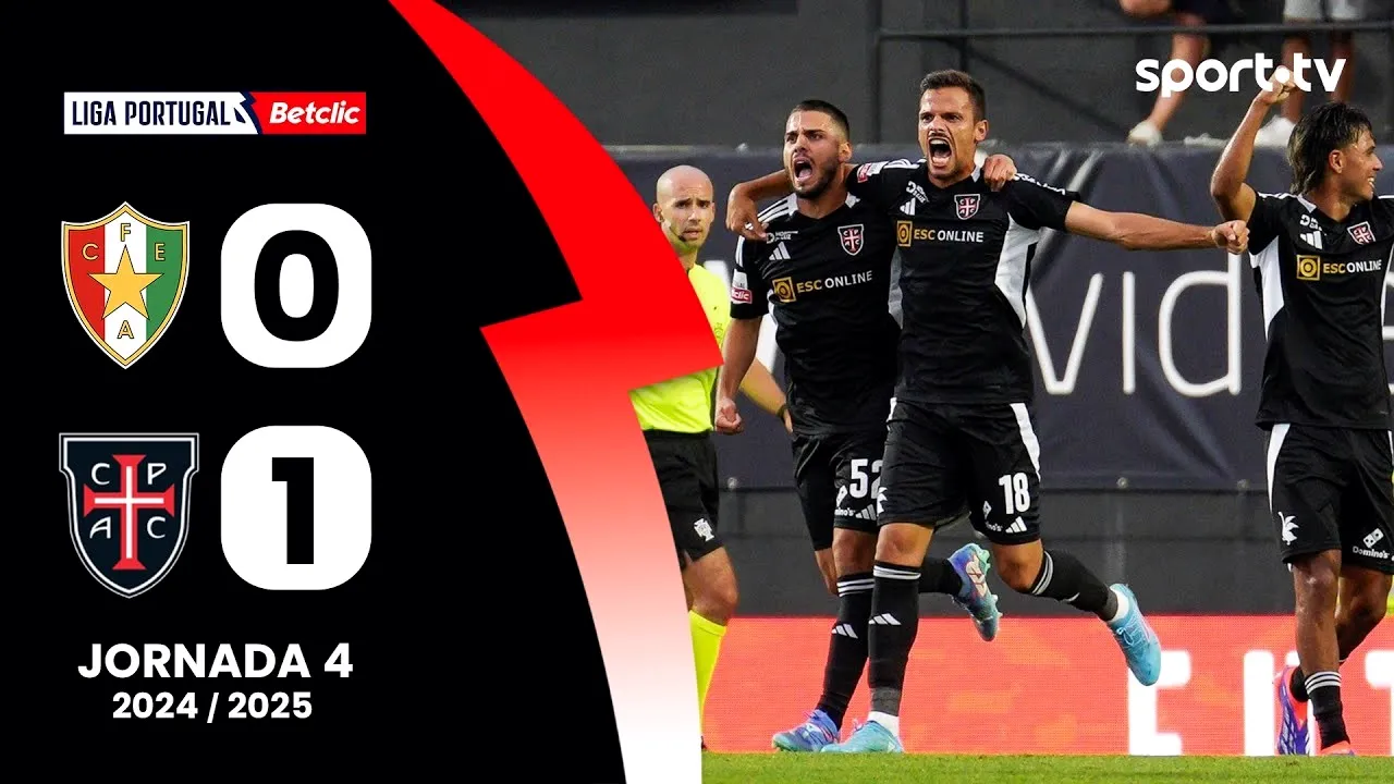 ไฮไลท์ฟุตบอล อมาดอร่า ปราชัย คาซ่า เพีย เอซี 0-1 ศึกลีกาซาเกรส โปรตุเกส ประจำวันที่ 01/09/2567