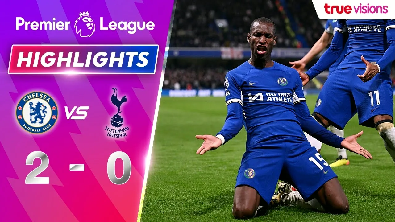 ไฮไลท์ฟุตบอล เชลซี ทุบ ท็อตแน่ม ฮ็อทสเปอร์ 2-0 ในศึกพรีเมียร์ลีก อังกฤษ วันที่ 3 พฤษภาคม 2567 ทาง dooball168hd.com