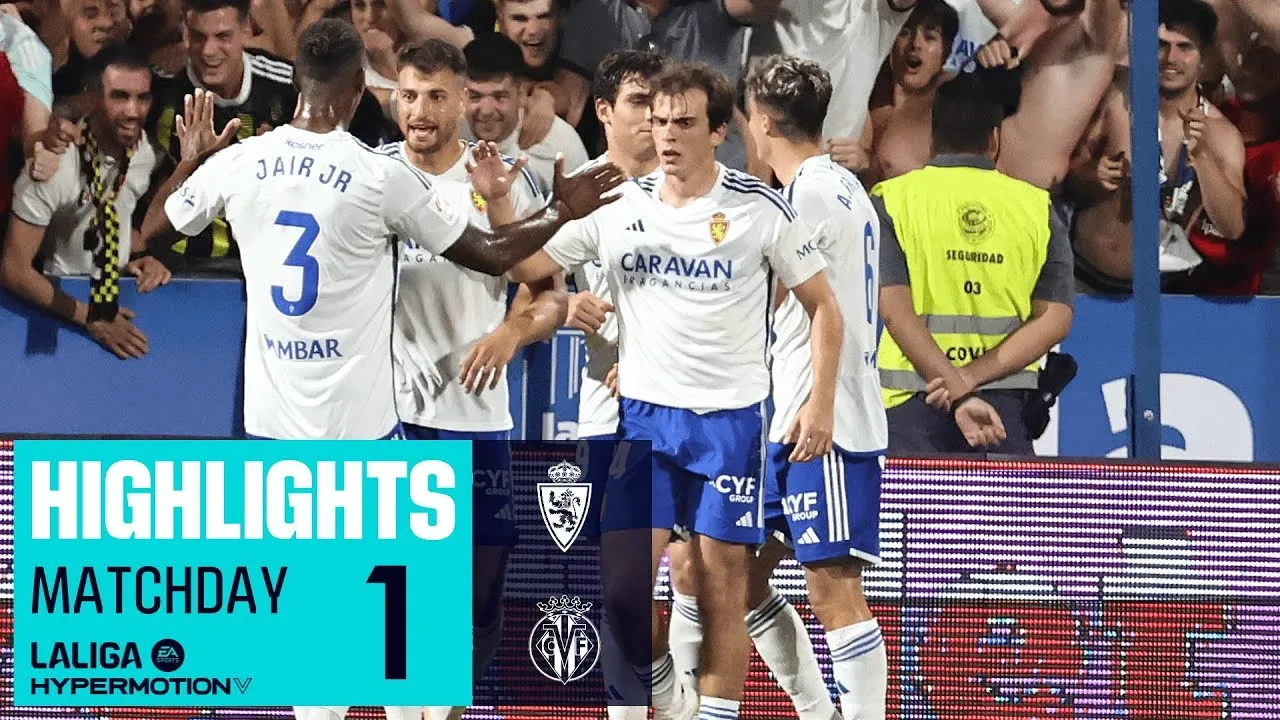 ไฮไลท์ฟุตบอลอาเดลานเต้ สเปน เรอัล ซาราโกซ่า เปิดบ้านเอาชนะ บียาร์เรอัล บี 2-0