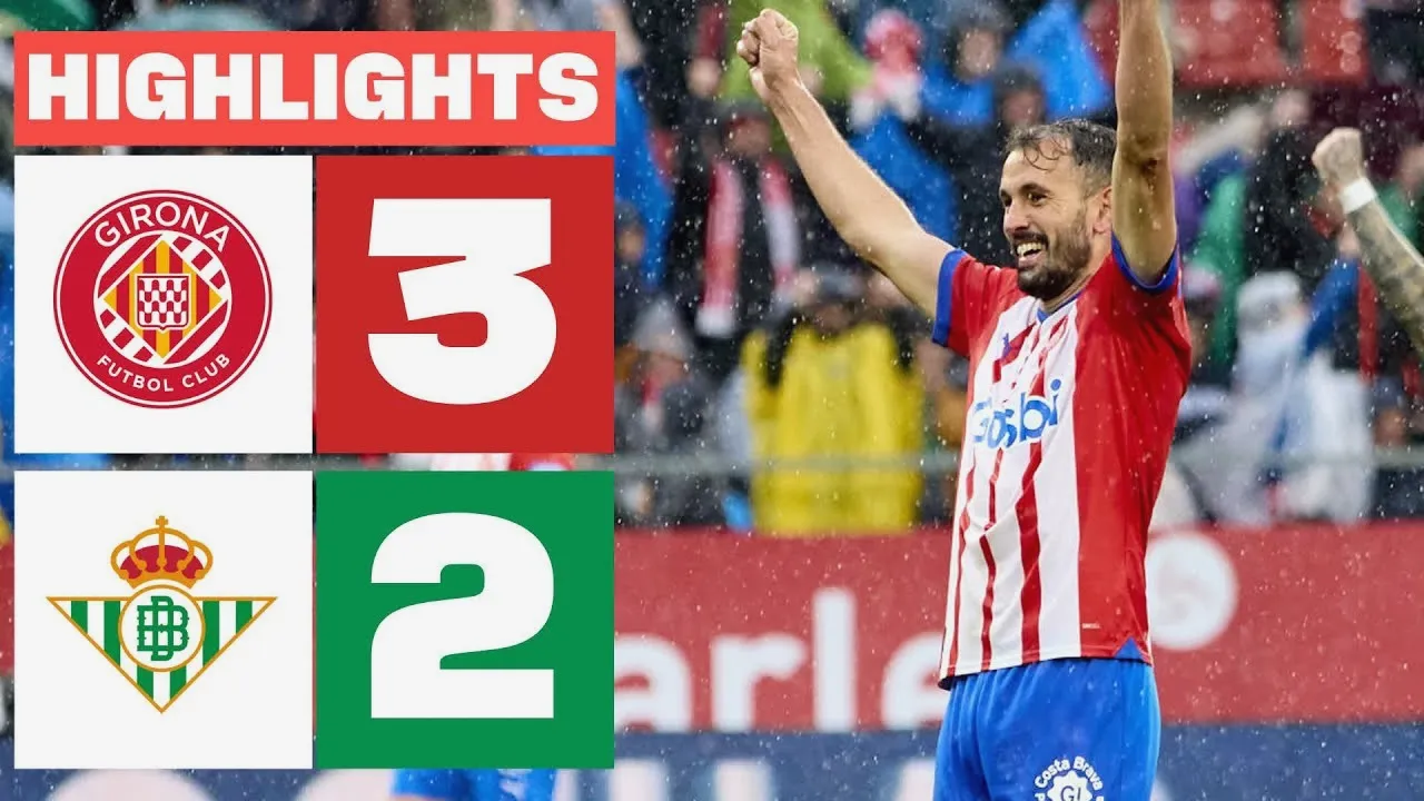 โค้ชคิโรน่าเฮสนั่นหลังเปิดรังเฉือนเรอัล เบติส 3-2 ในศึกลาลีก้าสเปน ดูไฮไลท์เต็มๆได้ที่นี่ 01/04/2567