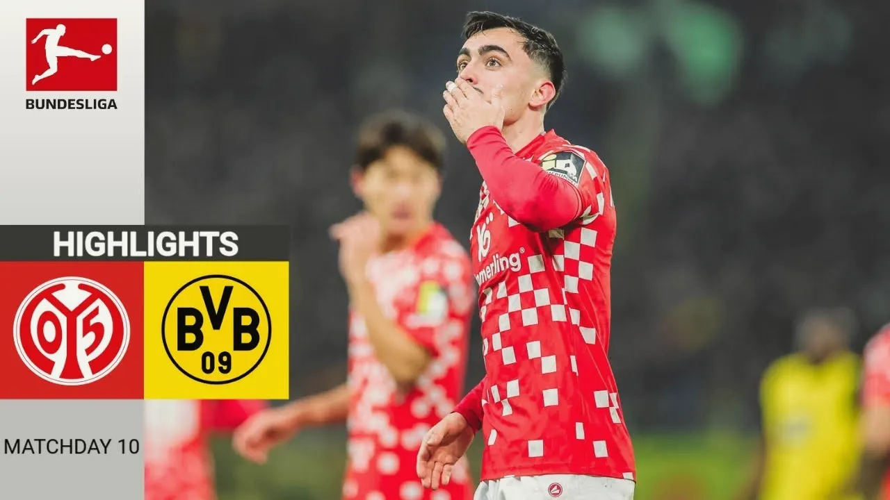 ไฮไลท์ฟุตบอล ไมนซ์ พลิกชนะ โบรุสเซีย ดอร์ทมุนด์ 3-1 ในศึกบุนเดสลีก้า เยอรมัน วันที่ 10 พฤศจิกายน 2567