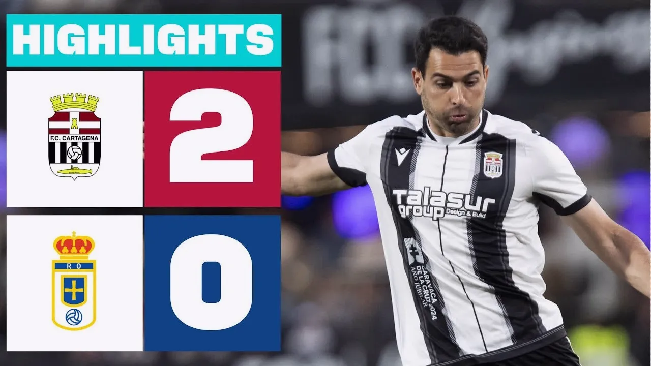 ไฮไลท์ฟุตบอลอเดลันเต้ สเปน 2024 เดือด คาร์ทาเกน่า เชือด เรอัล โอเบียโด้ 2-0 วันที่ 23/04/2567