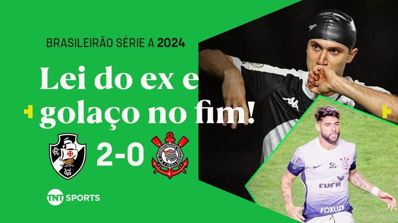 ไฮไลท์ฟุตบอล วาสโก ดา กาม่า ชนะ โครินเธียนส์ 2-0 ในศึกบราซิล ซีรี่ย์เอ ฤดูกาล 2024 วันที่ 11/07/2567
