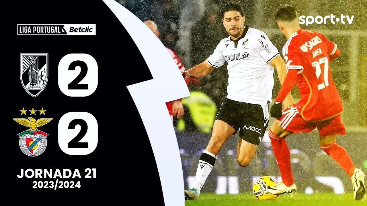 ไฮไลท์ฟุตบอล วิตอเรีย กิมาไรส์ เปิดรังเจ๊าเบนฟิก้า 2-2 ศึกลีกา ซาเกรส โปรตุเกส 2024 วันที่ 12/02/2567