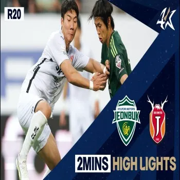 ไฮไลท์ฟุตบอล เคลีก เกาหลีใต้ 2023 ชอนบุกฮุนไดมอเตอร์ เอาชนะ เจจู ยูไนเต็ด 2-0 คว้าชัยเด็ดขาด