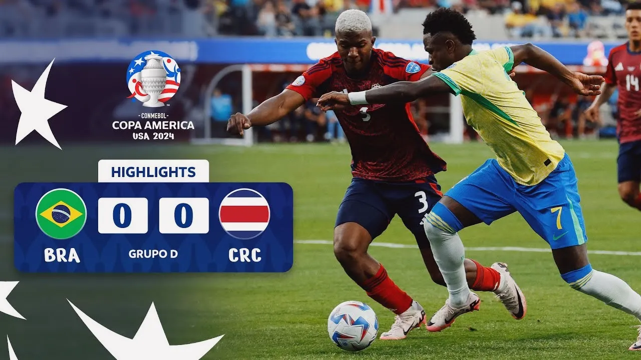 ไฮไลท์ฟุตบอล โคปา อเมริกา 2024 : บราซิล เสมอ คอสตาริก้า 0-0 (แข่งที่สหรัฐอเมริกา) 25/06/2567 dooball168hd.com