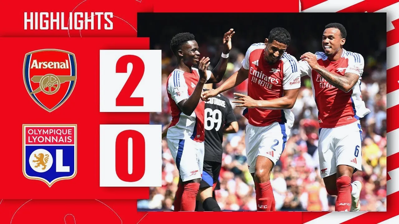 อาร์เซน่อลทุบโอลิมปิก ลียง 2-0 ในเกมกระชับมิตรสโมสร ฤดูกาล 2024 พบกับไฮไลท์สุดเดือดที่ dooball168hd.com วันที่ 12 สิงหาคม 2567