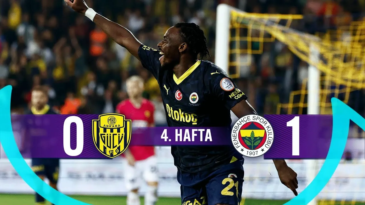 อันคารากูคูปราชัยคาบ้านต่อเฟเนร์บาห์เช่ 0-1 ในเกมตุรกี ซุปเปอร์ลีก