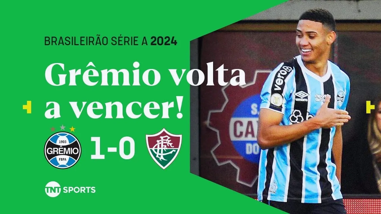 ไฮไลท์ฟุตบอล เกรมิโอ ปอร์โต้ เฉือนชนะ ฟลูมิเนนเซ่ 1-0 ศึกบราซิล ซีรี่ย์เอ 2024 วันที่ 01/07/2567 ทาง dooball168hd.com