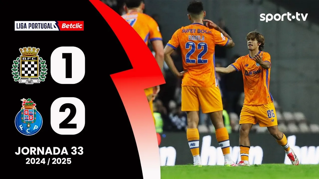 12 พฤษภาคม 2568 ไฮไลท์ฟุตบอลลีกา ซาเกรส โปรตุเกส เบาวิสต้า เอฟซี 1-2 เอฟซี ปอร์โต้ ครบ 90 นาที เจาะเกมเดือดไม่สมราคา dooball168hd.com