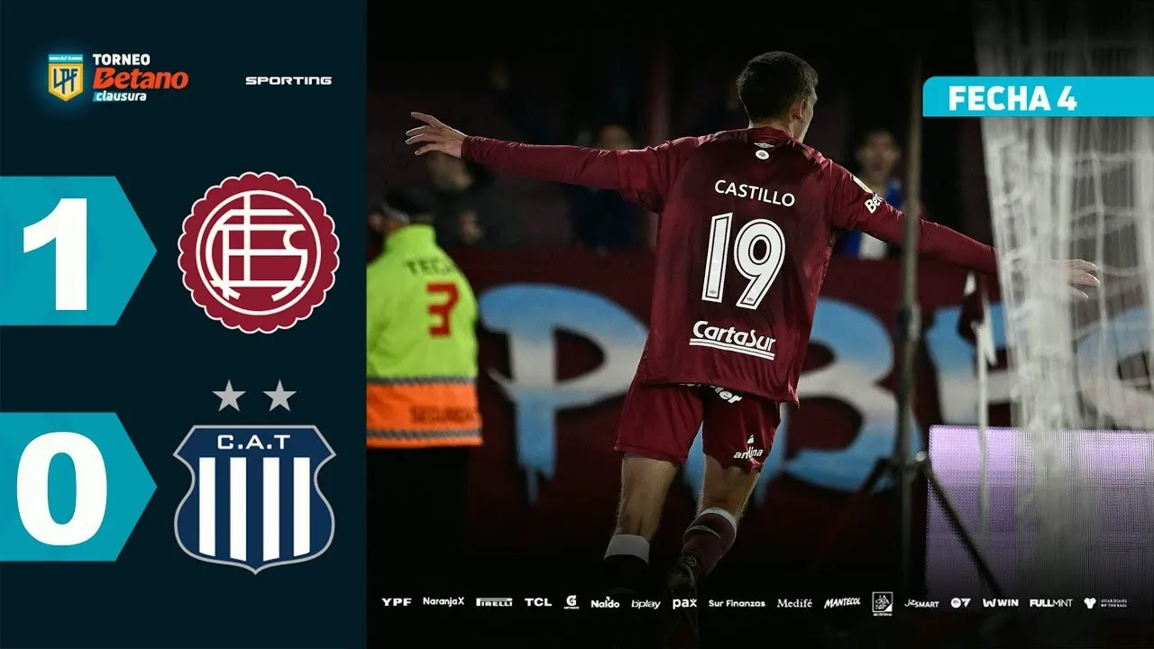 ไฮไลท์บอล ลานุส เฉือน ทัลเลเรส 1-0 ศึกอาร์เจนติน่า พรีเมียร์ ดิวิชั่น ฤดูกาล 2025 วันที่ 9 สิงหาคม 2568