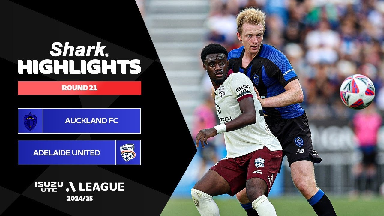 #ไฮไลท์ฟุตบอล [ โอ๊คแลนด์ เอฟซี 4 - 4 อดิไลเด้ ยูไนเต็ด ] เอลีก ออสเตรเลีย 2025/1.3.68