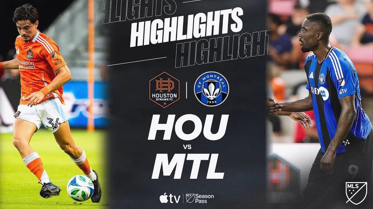 ไฮไลท์บอล ฮุสตัน ไดนาโม พ่าย มอนทรีออล อิมแพ็ค 1-3 ศึก MLS ฤดูกาล 2025 วันที่ 15/06/2568