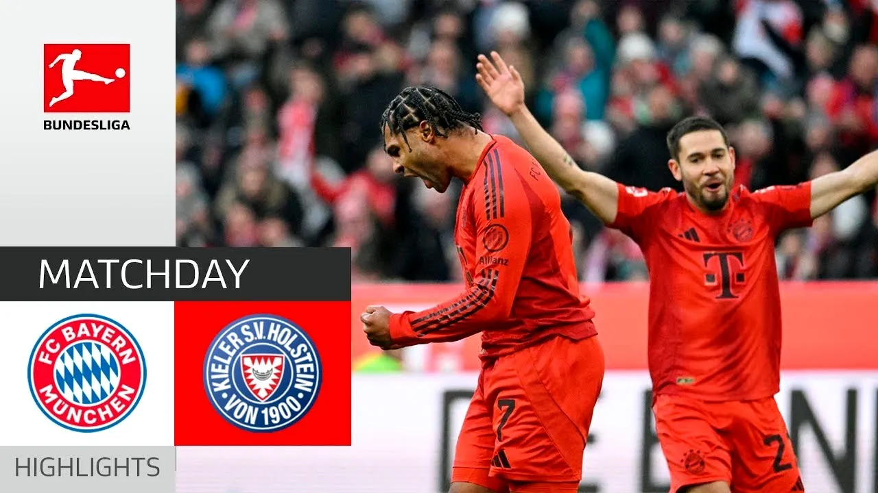 02/02/2568 บาเยิร์น มิวนิค เฉือนโฮลสไตน์ คีล 4-3 โกงความตายนาทีบาป บุนเดสลีก้าเยอรมันสุดมันส์