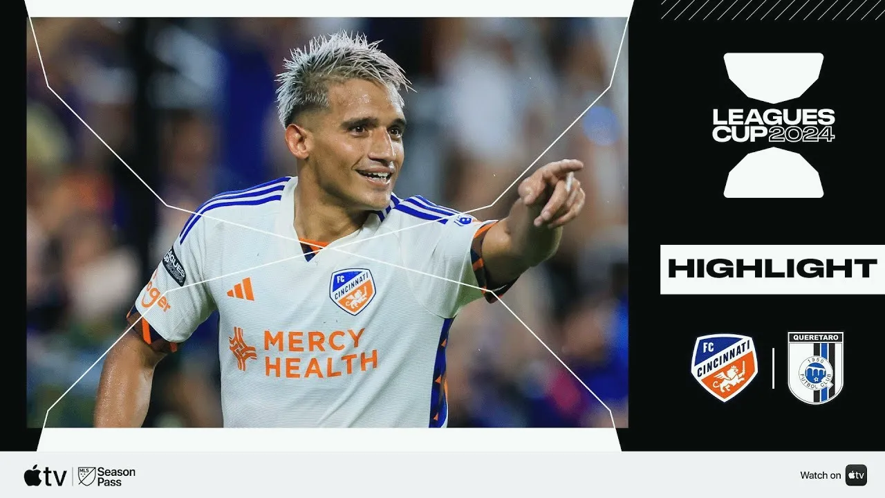 ไฮไลท์ฟุตบอลอเมริกา ลีก คัพ 2024 วันที่ 2 สิงหาคม 2567 เอฟซี ซินซินเนติ เฉือน กัวเรตาโร่ เอฟซี ด้วยสกอร์ 1-0