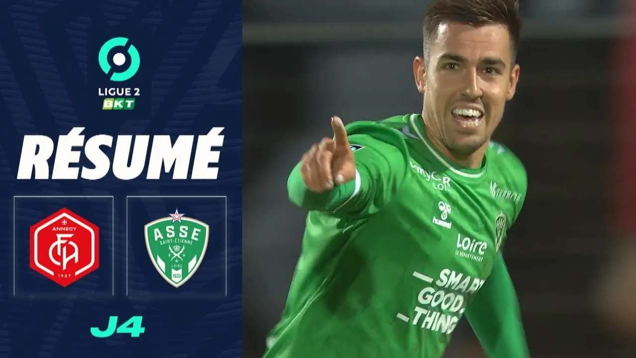 ไฮไลท์ฟุตบอลลีกเดอซ์ฝรั่งเศส อานซีเปิดรังเจ๊าแซงต์เอเตียนสุดมัน 1-1 ครบทุกประเด็นที่ dooball168hd.com