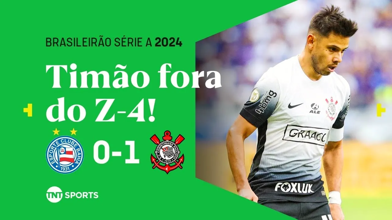 ไฮไลท์บราซิลซีรี่ย์เอ 2024 บาเฮีย บีเอ พ่ายคาบ้านต่อ โครินเธียนส์ 0-1 วันที่ 22 กรกฎาคม 2567