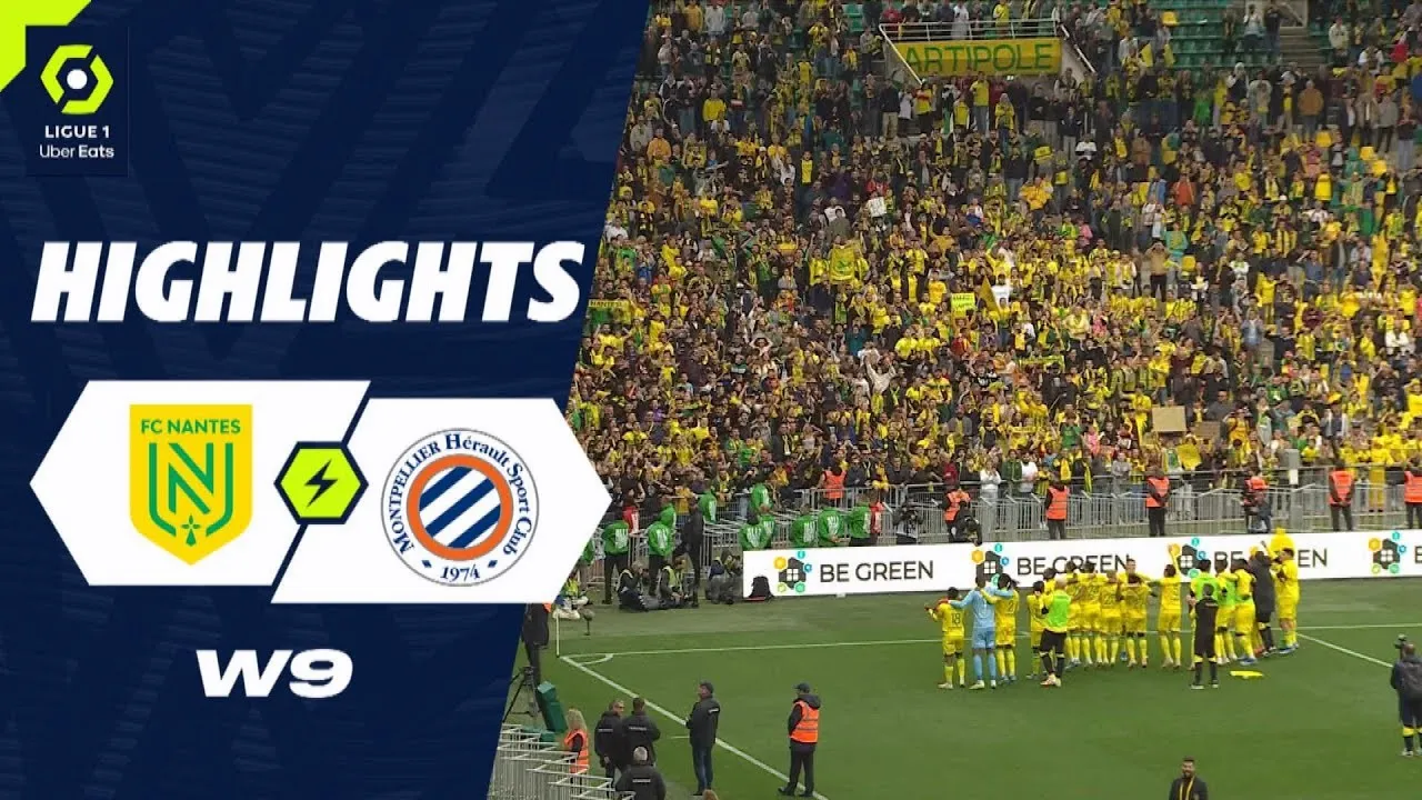 ไฮไลท์ฟุตบอล ลีกเอิง ฝรั่งเศส 23 ตุลาคม 2566 น็องต์ เฉือน มงต์เปลลิเย่ร์ 2-0 เก็บสามแต้มสำคัญในบ้าน