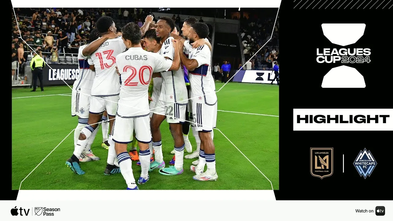 ไฮไลท์ฟุตบอล อเมริกา ลีก คัพ 2024 ลอส แอนเจลิส เอฟซี เสมอ แวนคูเวอร์ ไวต์แคปส 2-2 แถมจุดโทษแพ้ 2-4 วันที่ 31/07/2567