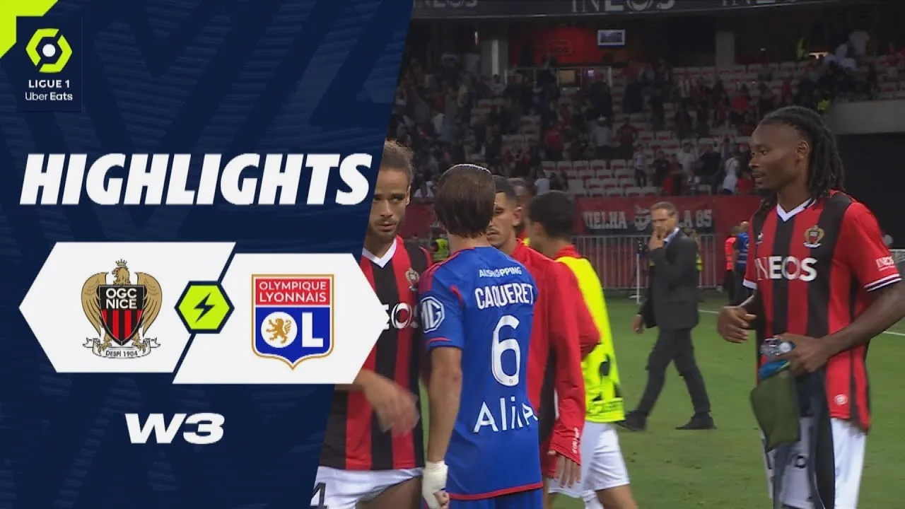 ไฮไลท์ฟุตบอล ลีกเอิง ฝรั่งเศส นีซ เสมอ โอลิมปิก ลียง 0-0 ศึกสองทีมไร้สกอร์