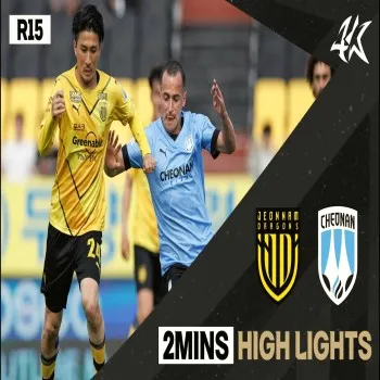 ไฮไลท์ฟุตบอล ชุนนัมดรากอนส์ 2-0 เชนัน ซิตี้ ศึกเคลีกดิวิชั่น2 เกาหลีใต้ 2023