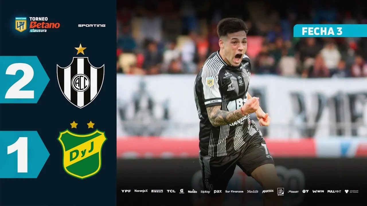 ไฮไลท์ฟุตบอล เซ็นทรัล คอร์โดบ้า ชนะ เดเฟนซา วาย จัสติเชีย 2-1 ในศึกอาร์เจนติน่าพรีเมียร์ดิวิชั่น ฤดูกาล 2025 เมื่อ 29 กรกฎาคม 2568