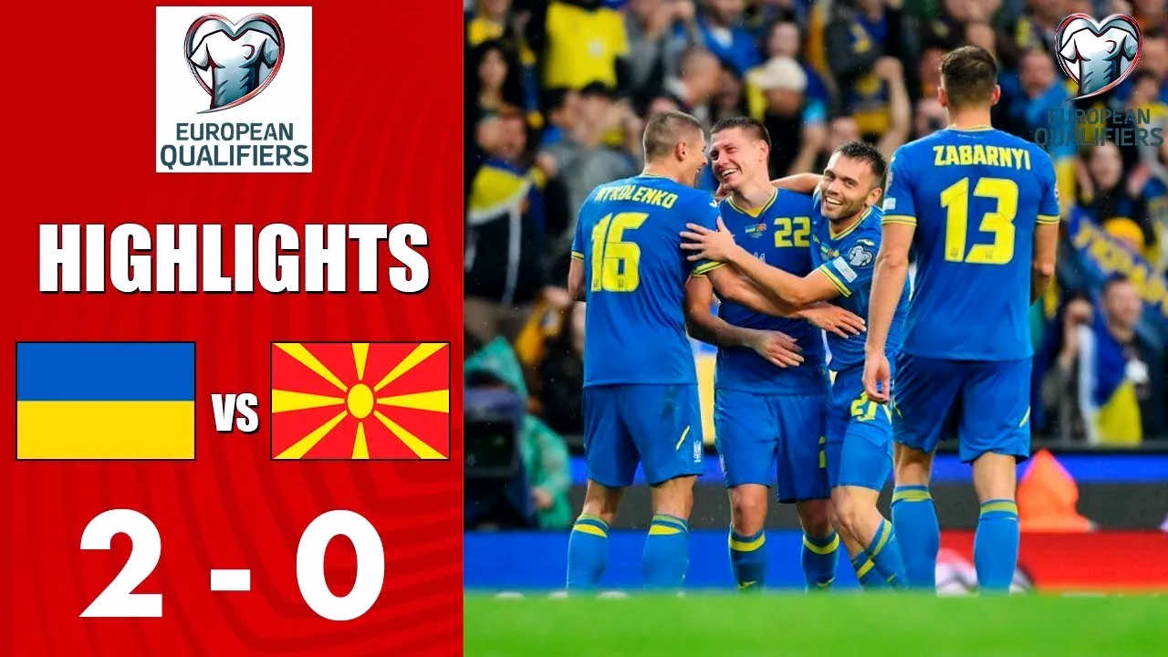 ไฮไลท์ฟุตบอลยูโรรอบคัดเลือก 2023 ยูเครนเปิดบ้านชนะมาซิโดเนีย 2-0 วันที่ 15 ตุลาคม 2566 ดูคลิปเต็มที่ dooball168hd.com