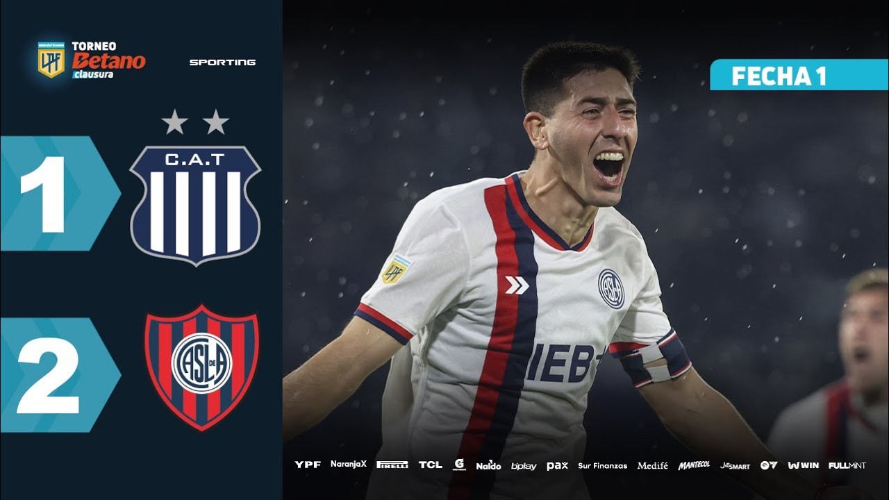#ไฮไลท์ฟุตบอล [ ทัลเลเรส 1 - 2 ซาน ลอเรนโซ่ ] อาร์เจนติน่า พรีเมียร์ ดิวิชั่น 2025/12.7.68