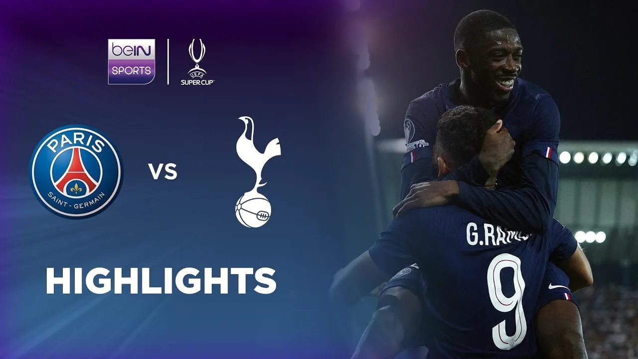 ไฮไลท์ฟุตบอล 14/08/2568 ปารีส แซงต์ แชร์กแมง 2-2 ท็อตแน่ม ฮ็อตสเปอร์ส จุดโทษ 4-3 คว้าแชมป์ยูฟ่า ซูเปอร์คัพ 2025 นัดชิงชนะเลิศ