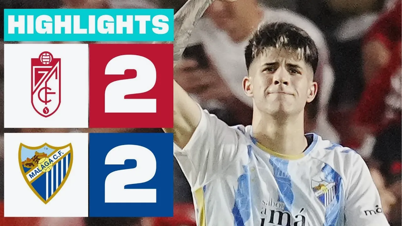 ไฮไลท์ฟุตบอล กรานาด้าเปิดรังเจ๊ามาลาก้า 2-2 ศึกอเดลันเต้ สเปน ฤดูกาล 2024 วันที่ 21 กันยายน 2567