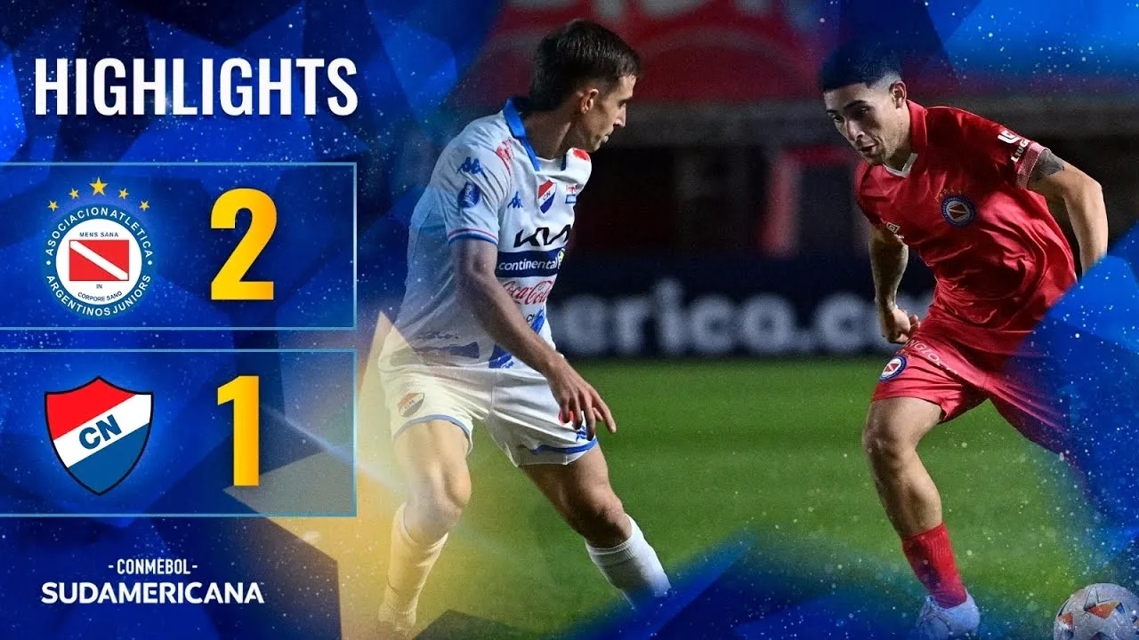 ไฮไลท์ฟุตบอล อาร์เจนติโนส จูเนียร์ส เปิดบ้านชนะ นาซิอองนาล อซุนซิยง 2-1 ในศึกโคปา ซูดาเมริกาน่า 2024 วันที่ 29/05/2567