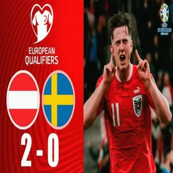ไฮไลท์ฟุตบอล ออสเตรียเชือดสวีเดน 2-0 ศึกยูโร 2024 รอบคัดเลือก ดูบอล168เอชดี