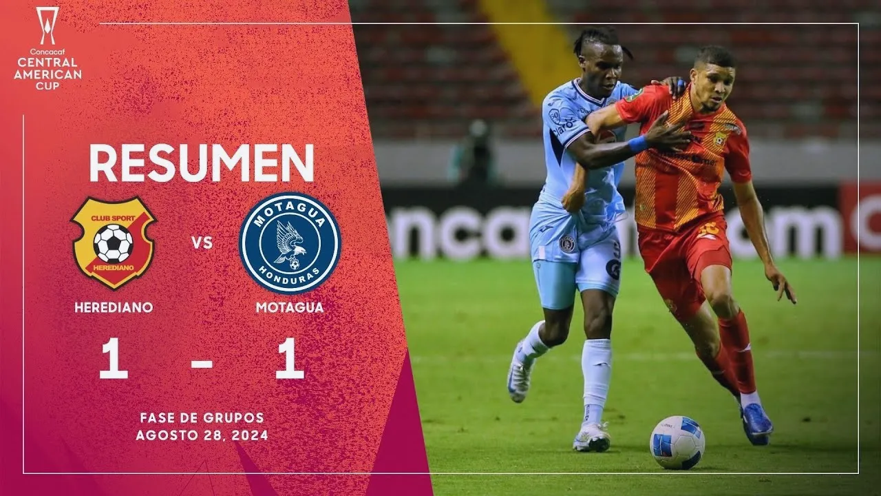 ไฮไลท์ฟุตบอล เฮเรดิอาโน่ เสมอ ซีดี โมตากัว 1-1 ศึกคอนคาเคฟ เซนทรัล อเมริกา คัพ 2024 วันที่ 29 สิงหาคม 2567