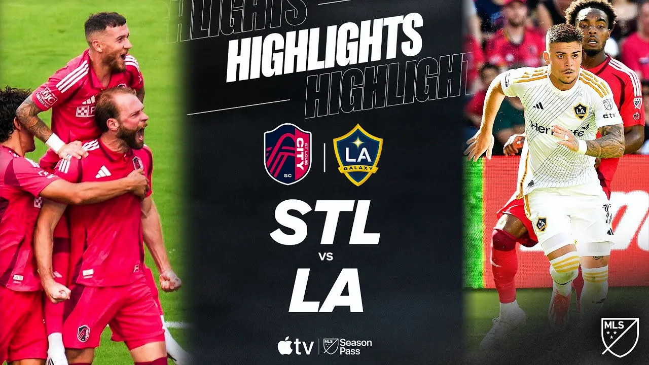 15 มิถุนายน 2568 : ไฮไลท์ศึก MLS เดือด! เซนต์หลุยส์ ซิตี้ ไล่เจ๊า แอลเอ กาแลกซี่ 3-3 สุดมันส์ 15/06/2568