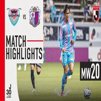 dooball168hd.com ไฮไลท์ความดุเดือด ศึกเจลีก สากัน โตสู พลิกเอาชนะ เซเรโซ โอซาก้า 2-1 สุดมันส์